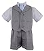 Gino Giovanni Baby-boys Summer Suit Vest Short Set