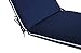 BOSSIMA Indoor Outdoor High Back Chair Cushions Replacement Patio Chair Seat Cushions Set of 2 Navy Blue