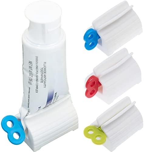 Mfp Toothpaste سعر QA Rolling Tube Toothpaste Squeezer - 4 Pack Multifunction ...