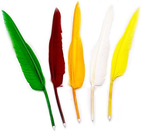 プロダクト ファッション羽ペンdaditu羽ボールペンかわいい羽文房具グースペンヨーロッパのレトロ羽毛筆 ゲーム ビューティー B07rpfz6sr 100 品質保証 結婚式の羽装飾結婚式の羽ペン インク 青 30 40 Cm 13個13色 スポンサー 激安超特価 新作製品 世界最高品質