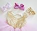 JOJO'S COUTURE BOWS | 3 Pk / 12 Bow Sparkly Sequin & Shimmer Set | 5 Inches | Clips, Barrettes, Hair Accessories for Girls | Best Gift for Toddlers, Kids & Teens | Stocking Stuffers & Party Favors