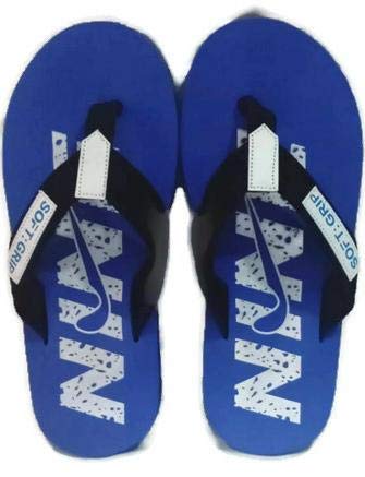 mens navy blue flip flops