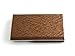 Partstock(TM) Cross Pattern PU Leather and Stainless Steel Business Name Card Holder Wallet Leather Credit Card ID Case/Holder 25 Name Cards Case with Magnetic Shut.(Cinnamon)