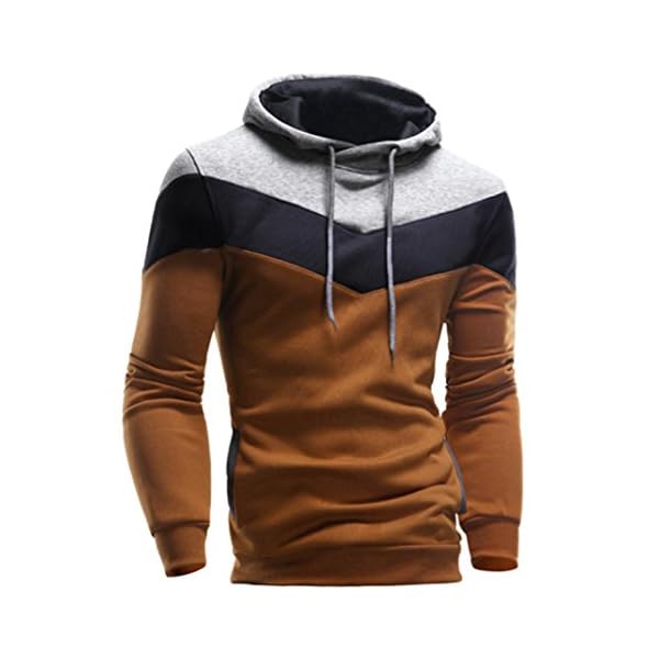 NEARTIME Men's Sweater, Retro Winter Hoodie Men Hooded Sweatshirt Jacket Coat Outerwear