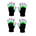 ETCBUYS Light Gloves-Finger LED Gloves Flashing Lights 6 Different Modes