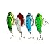 5PCs Fishing Lure Blade Metal VIB Hard Bait Bass Walleye Crappie 11G 5.5CM Fishing Tackle With 8# Hooks