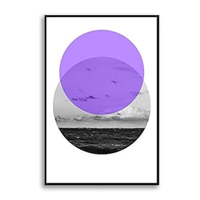 Framed Canvas Home Artwork Decoration Abstract Canvas Wall Art for Living Room, Bedroom - 16x24 inches