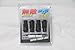 Muteki 32902B Black 12mm x 1.5mm SR48 Open End Locking Lug Nut Set