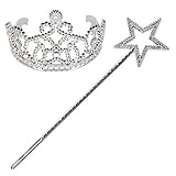 Costumes 162886 Princess Tiara & Wand Set