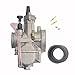 GOOFIT 34mm Carburetor with Power Jet Replacement for 125CC-250CC Motorcycle Engine Carb Dirt Bike ATV Power Race Scooter