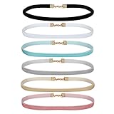 6PC Choker Velvet Ribbon Women's Collar Set Neck Mix Color Classic