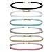 6PC Choker Velvet Ribbon Women's Collar Set Neck Mix Color Classic