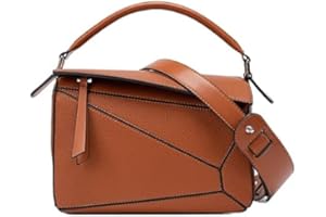 Nytabbe Womens Geometric Design Handbags, 9.6x4.1x6.7in Lychee Grain Crossbody Bag Mini Top Handle Bag for Mother's Day Gift