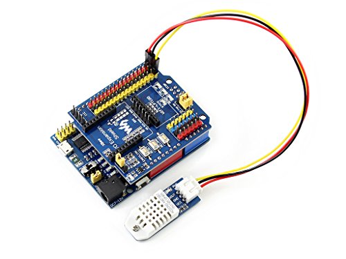 Waveshare DHT22 Temperature-Humidity Sensor Digital Temperature and Humidity Measurement Module with Onboard Sensor DHT22 (AM2302) for Arduino