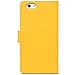 GOOSPERY Rich Diary Soft Synthetic Leather Card / Cash Slot Wallet Case for Apple iPhone 6S / 6 -Yellow