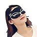 Cute Animal Sleep Eye Mask, Aimell Sexy Fox Cat Double-side Smooth Real Silk Eye Shade with Adjustable Strap (Black)
