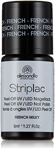 Alessandro Striplac Vernis ÃƒÂ Ongles UV/LED Peel Off French Milky 8 ml by alessandro