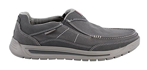 Rockport Men's Randle Slip on Oxford, Castle Rock Grey, 10.5 M US