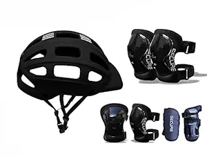 Jaspo Sturdy SX4 Adjustable Multisport Helmet with Protective Guards for Skateboarding, Skating, Cycling & Other Sports Age Group up to 4-10 Years for Kids ? Made in India