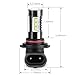 Auto Car H10 9145 CREE LED Fog Light/DRL Bulbs,High Power 80W Fog Light Lamps Replacement- 60W 5000K Bright White,One pair