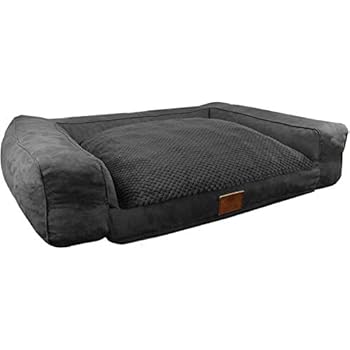 Amazon.com : KONG Lounger Plush Pillow Pet Bed GREY : Kong ...