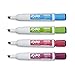 EXPO Magnetic Dry Erase Markers with Eraser, Chisel Tip, Assorted Colors, 4-Count