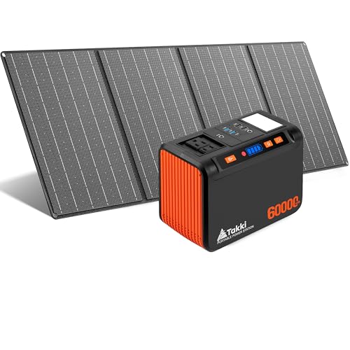 Takki 250W Portable Solar Generator with 40W Panel