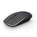 RAPOO 2.4G Ergonomic Wireless Portable Mobile Mouse Optical Mice with Soft fabric cover for Notebook,PC,Laptop,Computer,Macbook,Chromebook (Black)