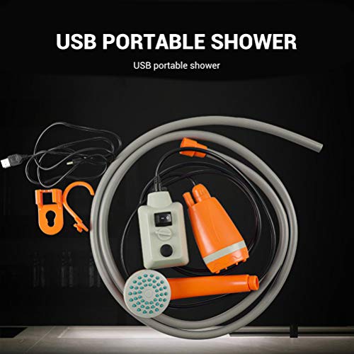 Hihey campingdouche beweegbare opvouwbare emmer-installatieset buitenshuis, kampeerdouchekop voor auto, reis, tuin… - Image 4