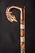 Wooden Walking Stick For Women New Stick for Men - Wooden Walking Cane Hand Carved Womens Walking Stick 36 Inches - Fashionable Sturd (Fox Walking Stick)