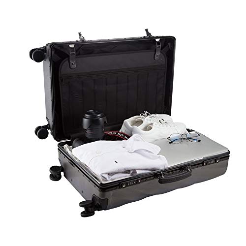 Aluminum Suitcase Travel Box Luggage Csase Spinner Wheels Carry on