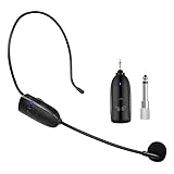 HUACAM Wireless Microphone, Head Mounted and