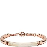 Fossil Shimmer Horn Link Bracelet (Rose Gold)