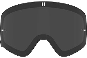 Havoc Racing Infinity Lenses - Interchangeable Magnetic Replacement Lenses - Anti-Fog, Anti-UV, Anti-Scratch Wide Goggle Lens