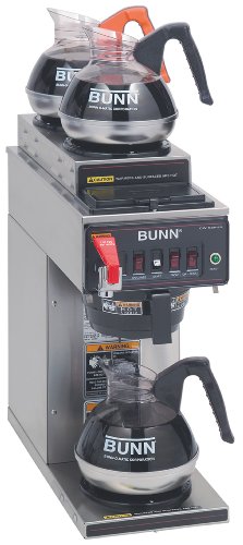 Bunn 12950.0253 CWTF35-3 Automatic Commercial Coffee Brewer with 3 Warmers