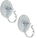 Holiday Joy - 2 Wreath Holders - World's Strongest All Purpose Giant Suction Cups - Perfect Wreath Hangers - Made in USA primary