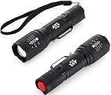 AYL LED Flashlight Tactical Flashlight - [2 Pack] 1000 High Lumens CREE Torch Light, Ultra Bright Emergency Handheld Flashlights