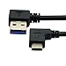 Goliton? Left 90 Degree Elbow USB 3.0 Male to USB 3.1 Type C Elbow Data Line Cable