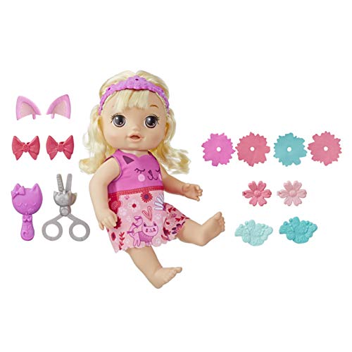 Baby Alive Haarzauber Baby mit blondem Haar, sprechende Puppe mit Haaren, die wachsen und kürzer Werden, Spielzeug für… – Bild 3