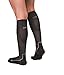 JOBST Sport Knee High 15-20 mmHg Compression Socks, Black/Cool Black, Large