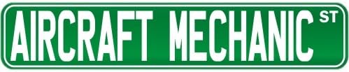 New " Aircraft Mechanic Street Sign Signs " Street Sign Occupations
