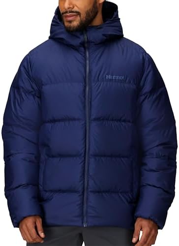 MARMOT Men's Guides Down Hoody Jacket, Arctic Navy, Small at