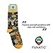 FUNATIC I Like Big Bucks And I Cannot Lie Socks for Men and Women Hunters | Deer Hunting Gift Idea with Funny Saying | Stag Rack Novelty Present | Camouflage Pattern Trophy Hunt Lover Outdoorsman Gear