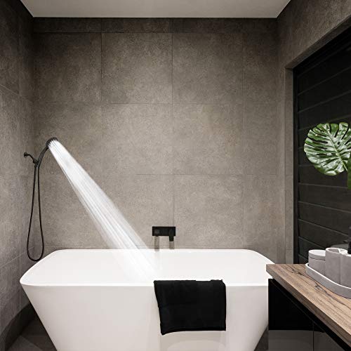ShowerMaxx | Choice Series | 3 Spray Settings 4.4 inch Hand Held Shower Head with Long Stainless Steel Hose | Easy-to-Remove Flow Restrictor to MAXX-imize Your Shower | Oil Rubbed Bronze Finish