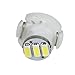 Partsam 4PCS T4 Neo Wedge Instrument Panel LED Light Gauge Cluster Bulbs Dashboard Indicator Lamp, White
