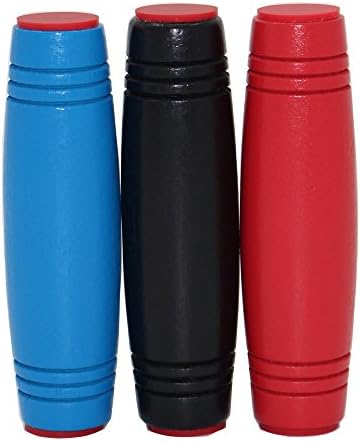 Rolling Stick Toys, Novelty Handheld Games Office Pressure Reduce Wooden Stick for a rest, Table Rolling-over Decompression Gadget Perfect for Anxiety ,ADD, ADHD and Autism Adult, 3 packs sold