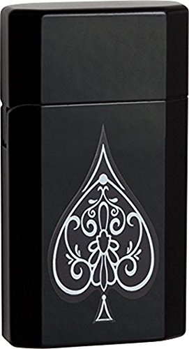 Ronson Jetlite Butane Torch Lighter - Satin Dusk w/ Ace of Spades