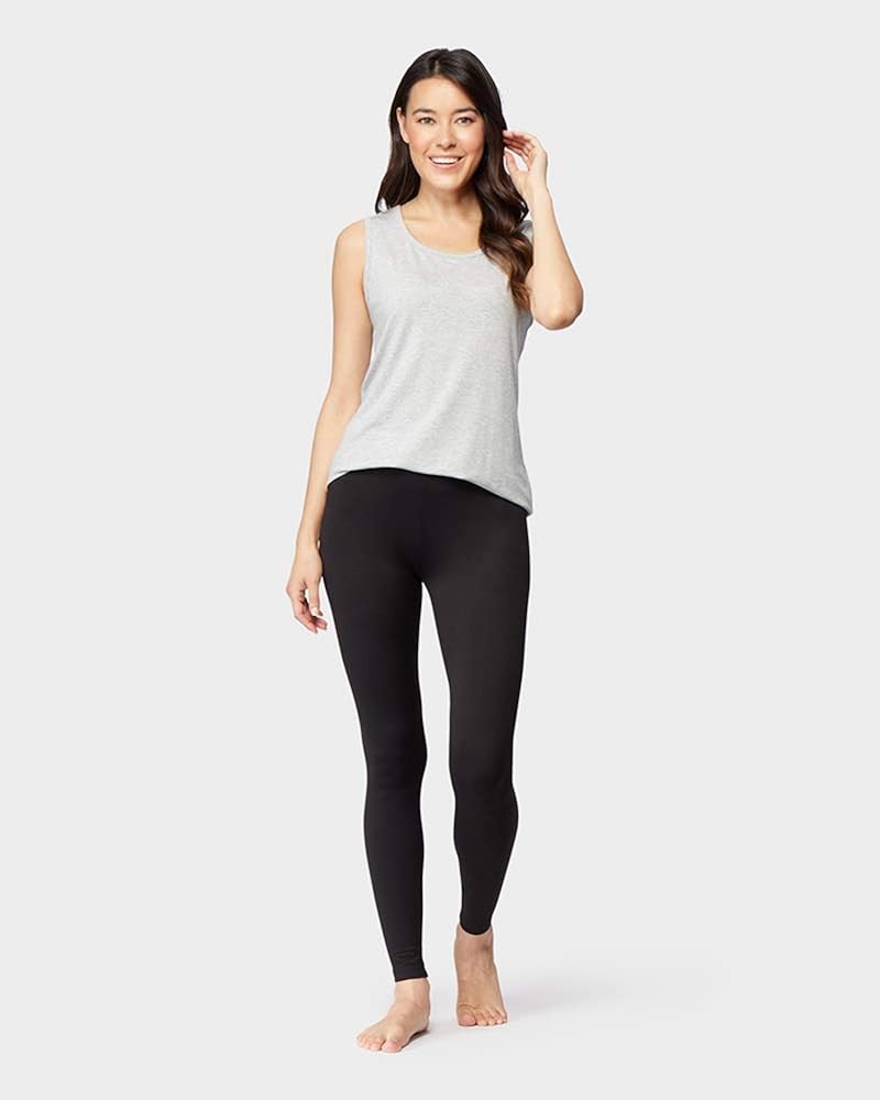 32 DEGREES Womens Heat Plus Baselayer Legging, Black, Small at  Women’s Clothing store
