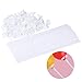 Amanda Lee 16 Inch Balloon Sticks Holders with Cups for Wedding Party Decor, White/Lengthened, 50 Pcs