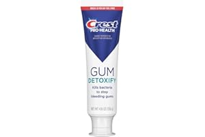 Crest Pro-Health Gum Detoxify Deep Clean Toothpaste 4.8 oz - Anticavity, Antibacterial Flouride Toothpaste, Clinically Proven, Gum and Enamel Protection, Plaque Control